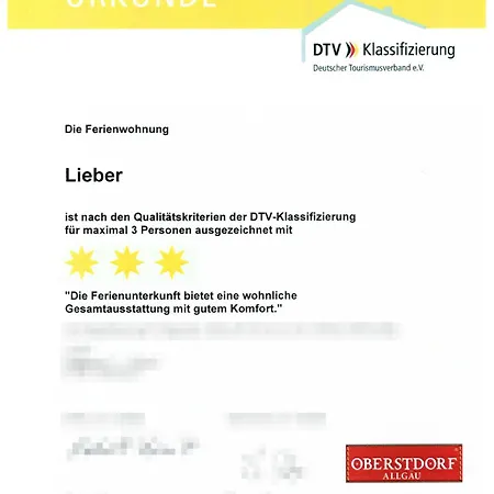 Ferienwohnung Lieber Apartment